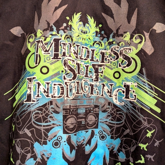 Vintage Dickies Mindless Self Indulgence Men's Work Shirt size Small - Picture 1 of 6